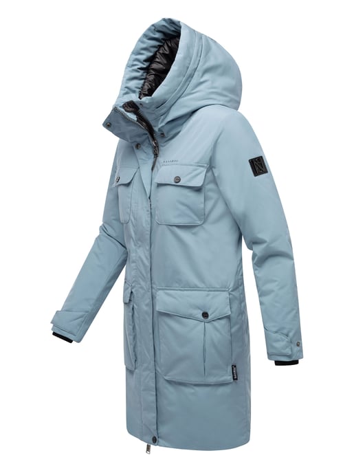 Navahoo Eissturm dames wintermantel met capuchon en fleecevoering - Image 3