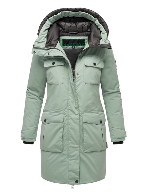 Navahoo Eissturm dames wintermantel met capuchon en fleecevoering - Image 1