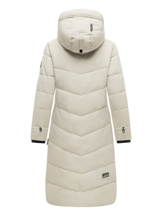 Marikoo women’s winter coat Benikoo with hood & rib collar – warm, elegant & functional - Image 4