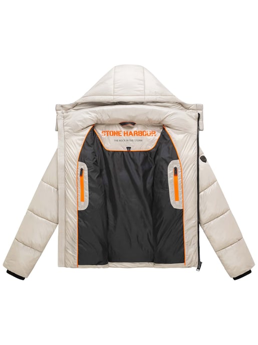 Stone Harbour heren winterjas Eziio met capuchon - Image 4
