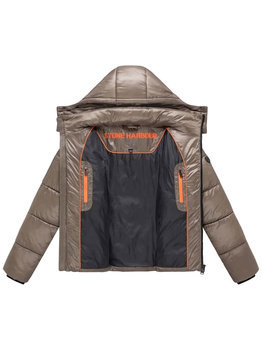 Stone Harbour heren winterjas Eziio met capuchon - Image 4