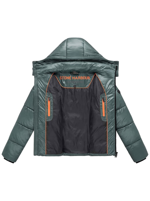 Stone Harbour heren winterjas Eziio met capuchon - Image 4