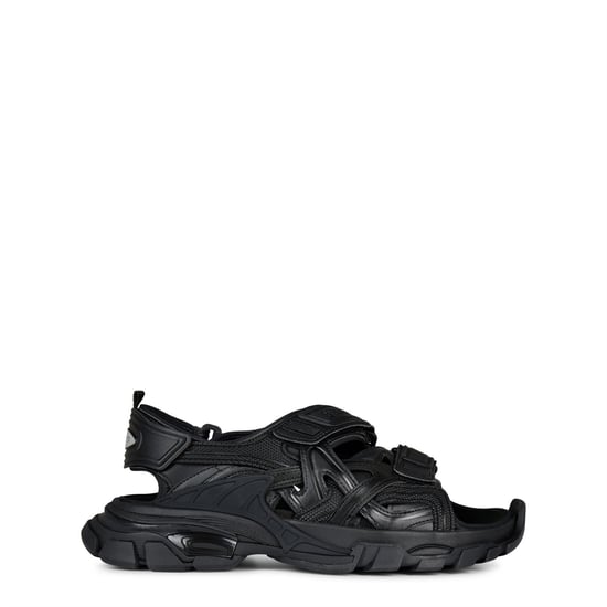 Men's Balenciaga Neoprene Rubber Track Sandals in Black - Image 1