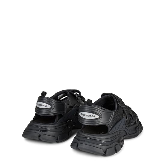 Men's Balenciaga Neoprene Rubber Track Sandals in Black - Image 4