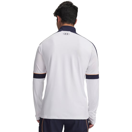 Men's Under Armour Challenger Tracksuit Top in White/Navy - Image 2