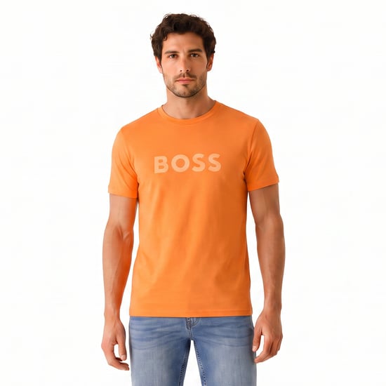 Heren Regular Fit Korte Mouwen Katoenen T-Shirt 50491706 - Image 1