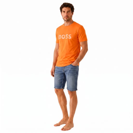 Heren Regular Fit Korte Mouwen Katoenen T-Shirt 50491706 - Image 4