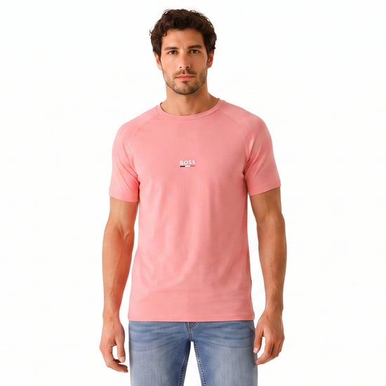 Heren Korte Mouwen Katoenen T-Shirt 50517970 - Image 1