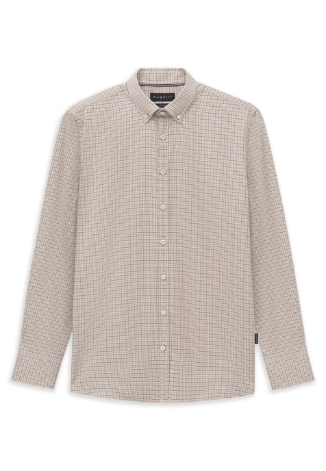 Bugatti Herren Vrijetijdshemd Oxford geruit met button-downkraag - Image 4
