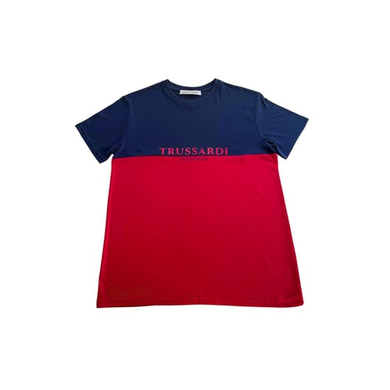 Trussardi Beachwear Red Cotton Men T-Shirt - Image 1