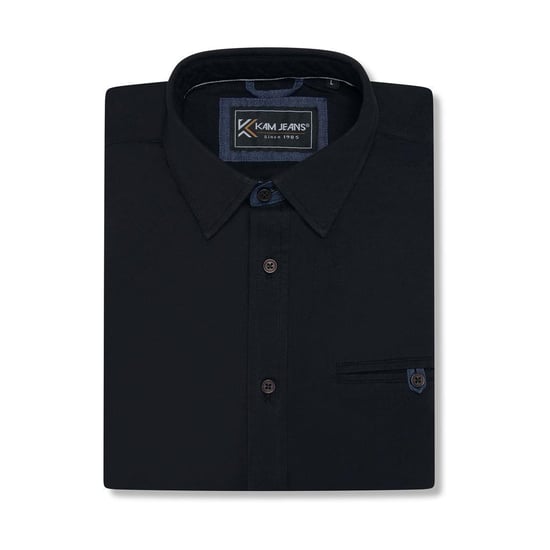 Kam Mens Plus Size Stretch Shirt Button Up Short Sleeve - Image 2