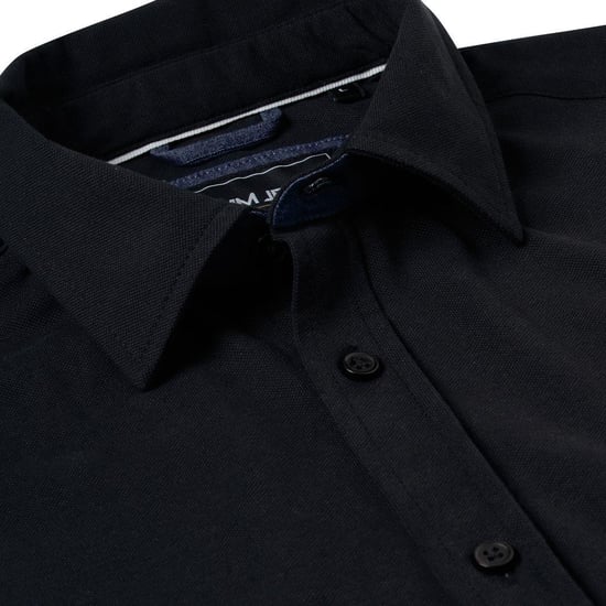 Kam Mens Plus Size Stretch Shirt Button Up Short Sleeve - Image 3