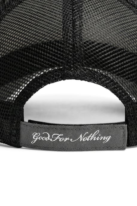 Grey Washed Effect Mesh Trucker Cap - Image 4