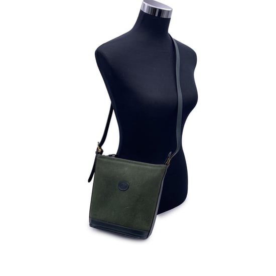 Gucci Vintage Mocka Axelväska Sammankopplande - Image 2