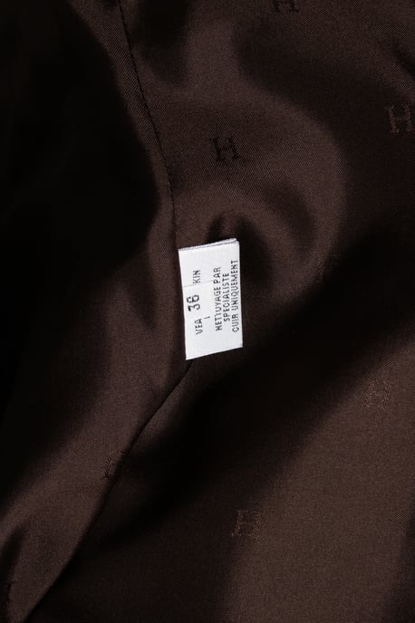 Hermès, leren motorjack in bruin - Image 5