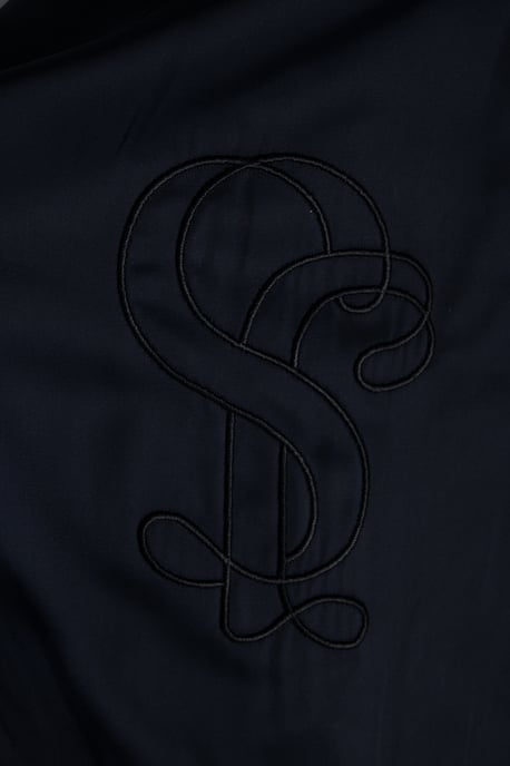Jil Sander, blauwe lange bomber sportjas - Image 5