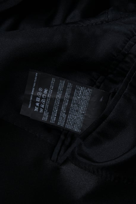 Saint Laurent, zwarte blazerjas met glanzende revers - Image 4