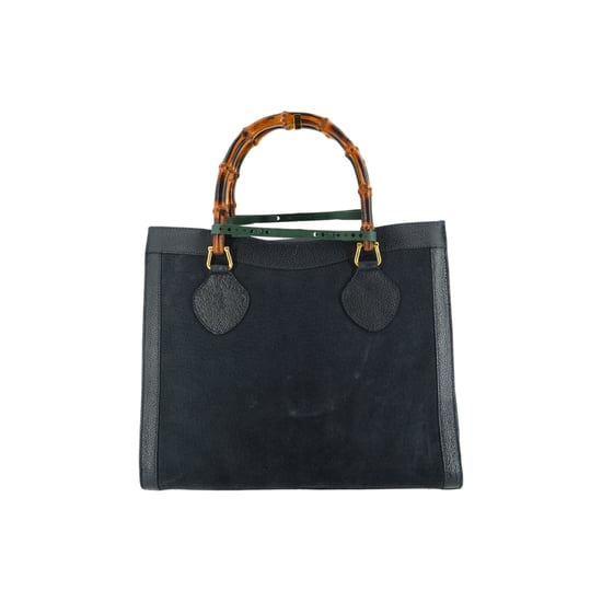 Gucci Vintage Suède Tote Bag Diana Bamboo - Image 3