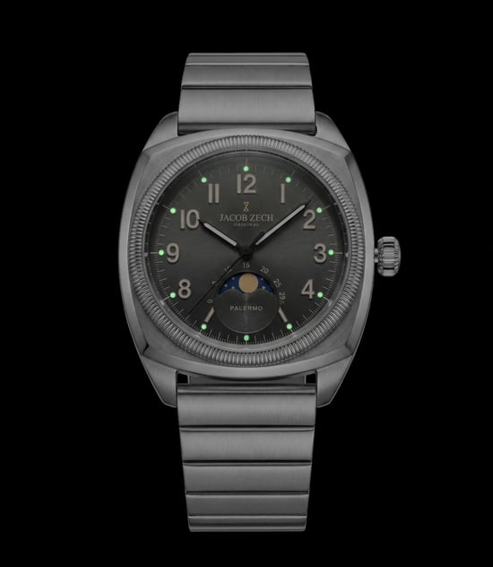 Jacob Zech Horloge Palermo Silver - Image 6