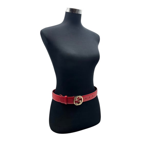 Gucci Läderbälte med Spänne - Image 2