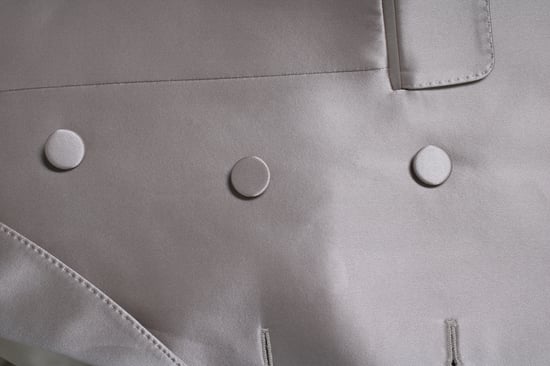 Gucci, ljusrosa dubbelknäppt kavaj i satin - Image 5