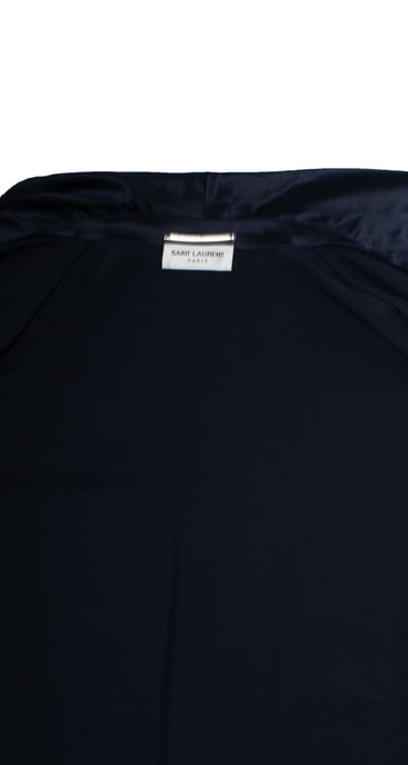 Saint Laurent, blå sidenkimono 2022 - Image 5