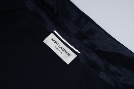 Saint Laurent, blå sidenkimono 2022 - Image 6