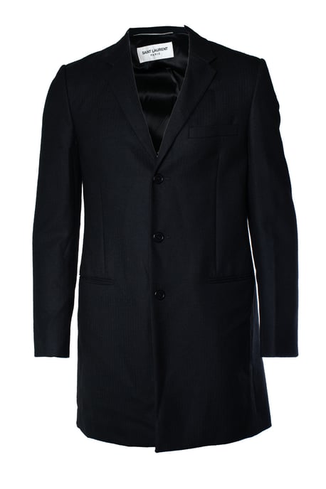 Saint Laurent, zwarte visgraat blazerjak 2018 - Image 1