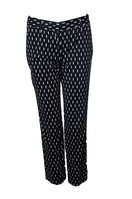 Prada, svarta grafiskt tryckta pantaloner - Image 1