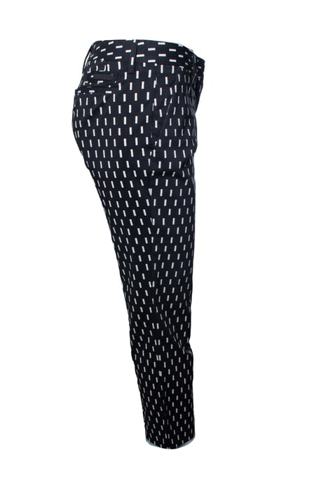 Prada, svarta grafiskt tryckta pantaloner - Image 4