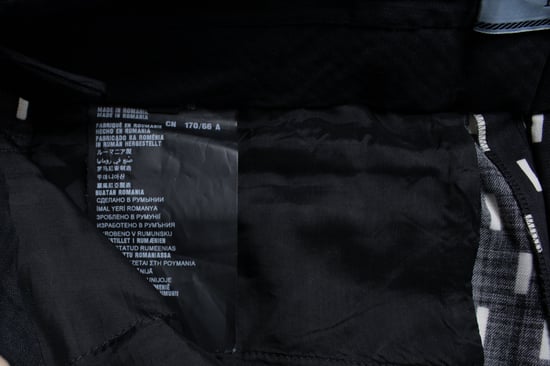 Prada, svarta grafiskt tryckta pantaloner - Image 6