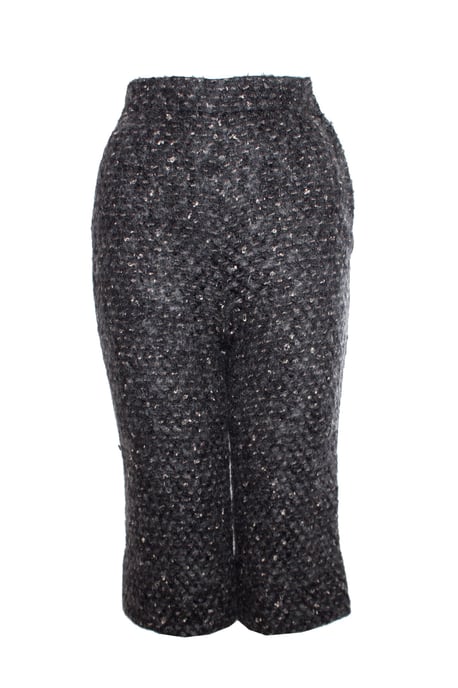 Dolce & Gabbana, grå knäbyxor i ull. - Image 1