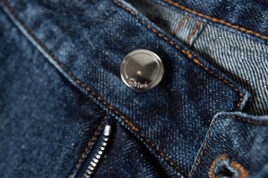 Chloé, patchwork jeans in blauw - Image 6