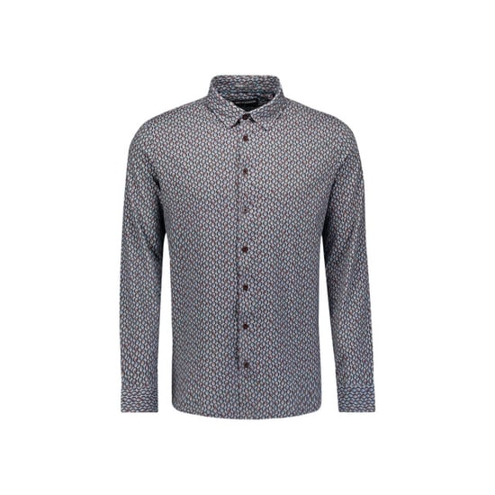 No Excess Heren overhemd 33430813 138 dusty blue - Image 1