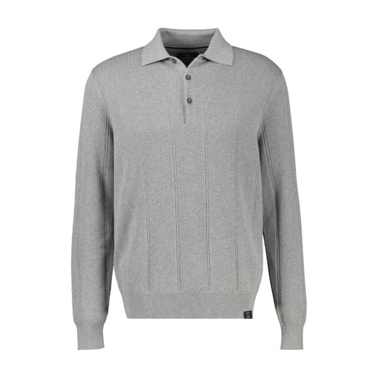 Lerros Heren polo 2685230 259 platinum grey melange - Image 2
