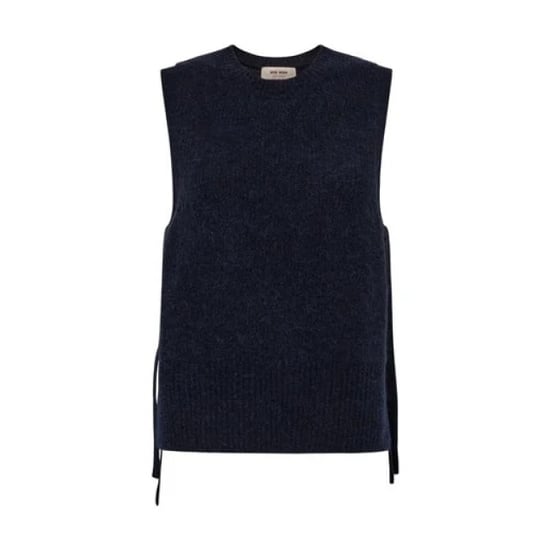 Mos Mosh 182760 468 mosmosh mmthora tie knit vest salute navy - Image 3