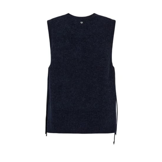 Mos Mosh 182760 468 mosmosh mmthora tie knit vest salute navy - Image 4