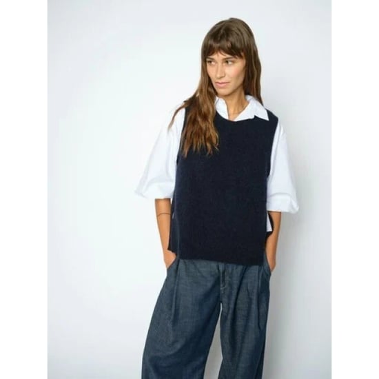 Mos Mosh 182760 468 mosmosh mmthora tie knit vest salute navy - Image 5
