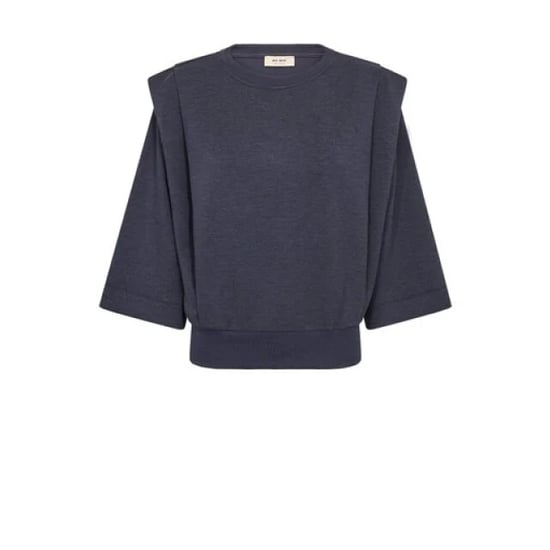 Mos Mosh 180790 468 mosmosh mmmae o-3/4 sleeve sweatshirt salute navy - Image 4