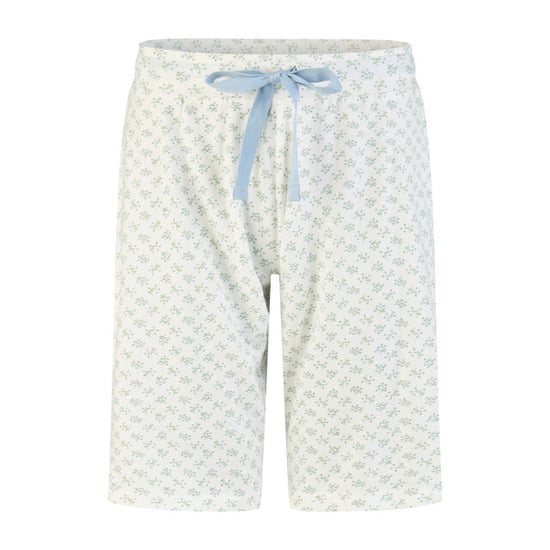 By Louise Dames shortama korte pyjama set blauw/wit gebloemd - Image 3