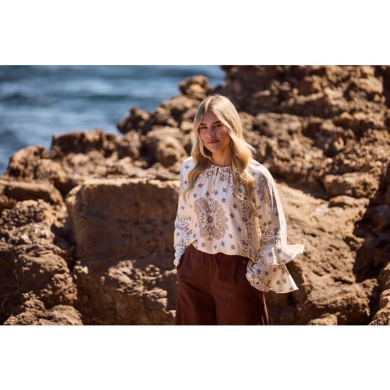 Nukus Nkf02202 318 asra blouse paisley offwhite/toffee - Image 1