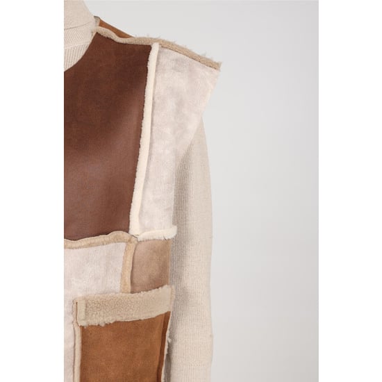 Nukus Nkf08030 386 helen gilet sand/toffee - Image 4