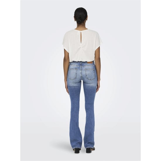 Only onlblush life mid flared dnm tai467 15245444 light blue denim - Image 6