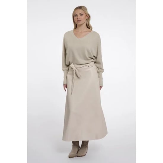 Rino & Pelle faux leather skirt with belt chelsea.7502611 9030 birch - Image 5