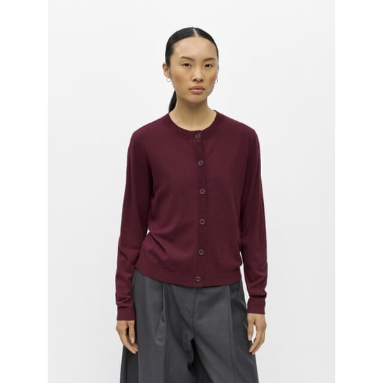 Object objthess l/s short cardigan noos 23043508 windsor wine - Image 2