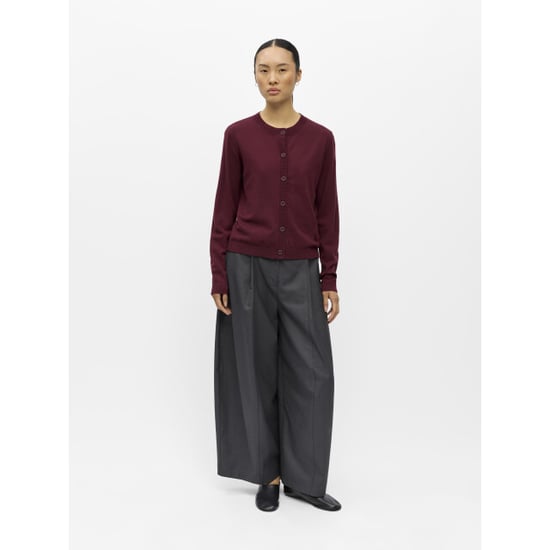 Object objthess l/s short cardigan noos 23043508 windsor wine - Image 3