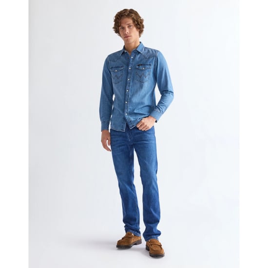 Wrangler Greensboro heren regular straight-fit jeans dandelion summer - Image 4