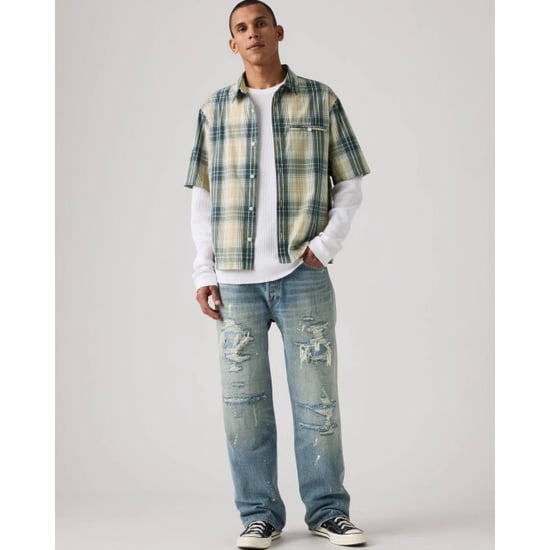 Levi's 501 loose larkspur painter - Image 4
