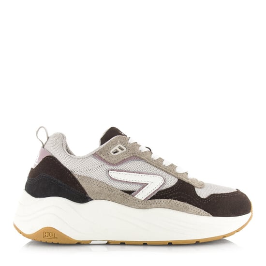 Hub Glide coffee/mauve/off white lage sneakers dames - Image 3