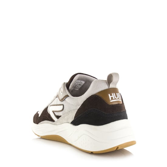 Hub Glide lt bone/off white/dark coffee lage sneakers heren - Image 3